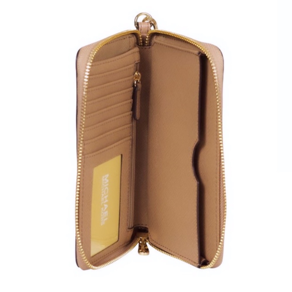 🔥Michael Kors Phonecase Leather Wristlet Wallet🔥 - Picture 3 of 5